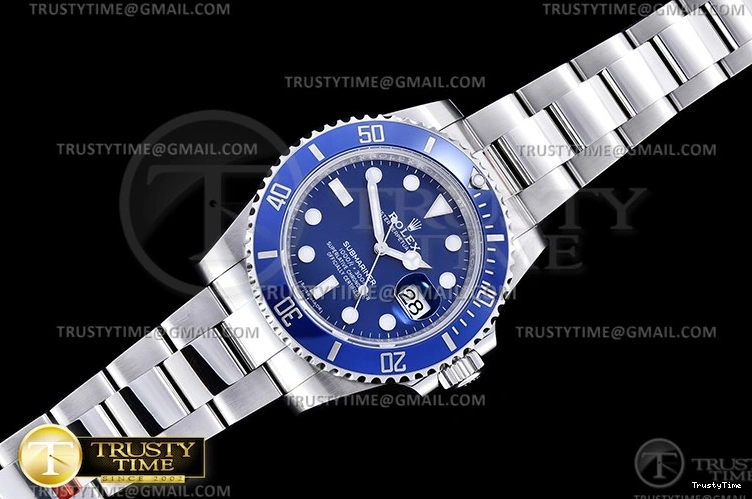 0118 Sporty ROLSUB0338 – Submariner 116619LB 904L SS SS Blue VSF VS 1042